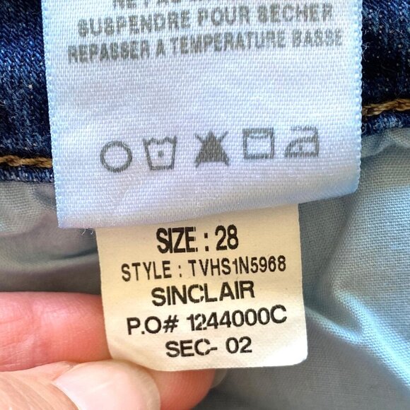 Joe's Womens Sinclair Mid Rise Skinny Ankle Jeans Size 28 Raw Hem Stretch Casual - Picture 8 of 12